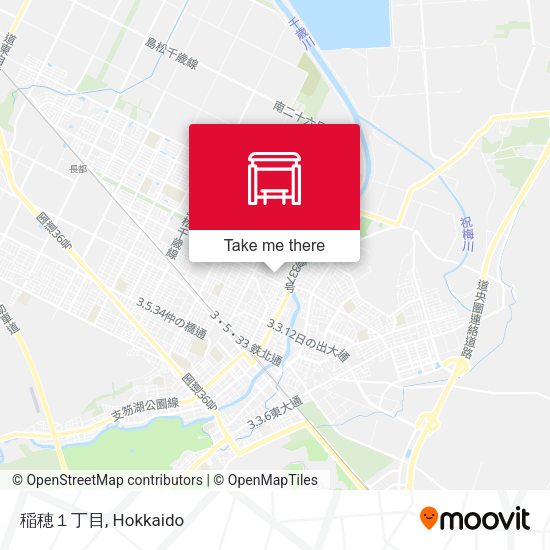稲穂１丁目 map