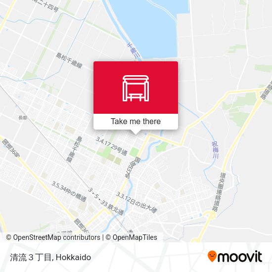 清流３丁目 map