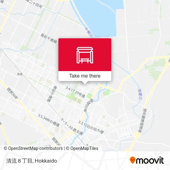 清流８丁目 map