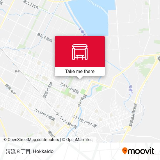 清流８丁目 map