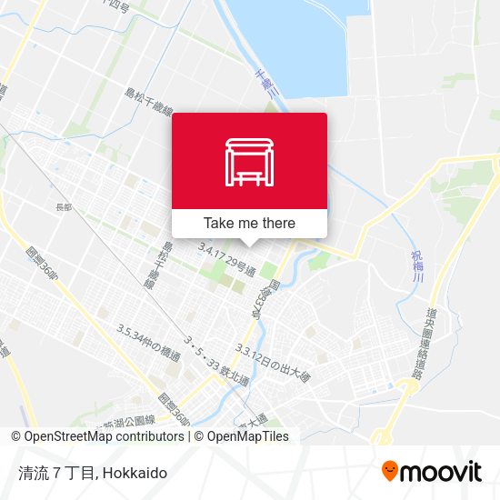 清流７丁目 map
