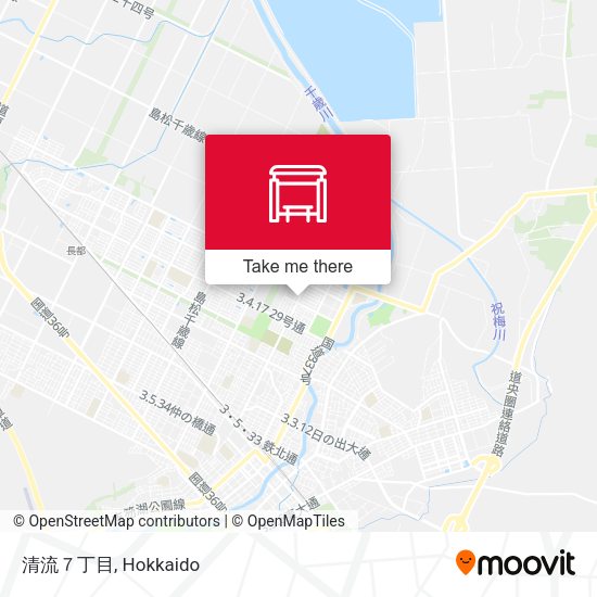 清流７丁目 map