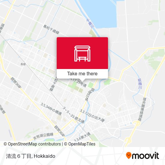 清流６丁目 map