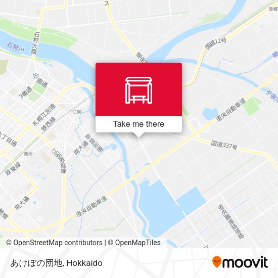 あけぼの団地 map
