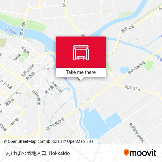 あけぼの団地入口 map