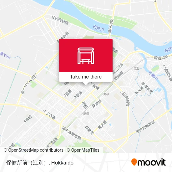保健所前（江別） map