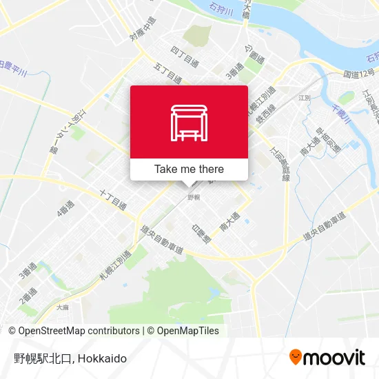 野幌駅北口 map