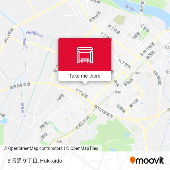 ３番通９丁目 map