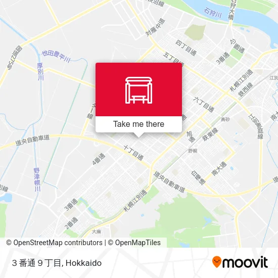 ３番通９丁目 map