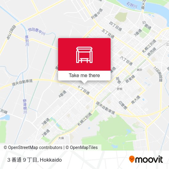 ３番通９丁目 map