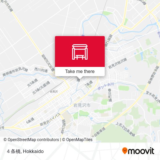 ４条橋 map