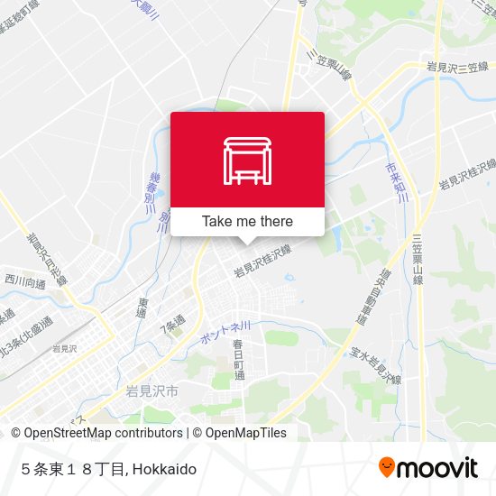 ５条東１８丁目 map
