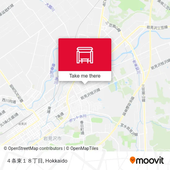 ４条東１８丁目 map