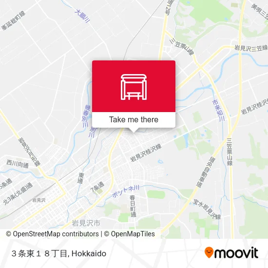 ３条東１８丁目 map