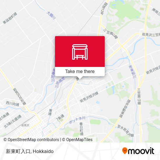 新東町入口 map