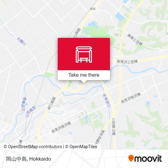 岡山中島 map