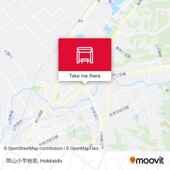 岡山小学校前 map