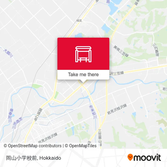 岡山小学校前 map