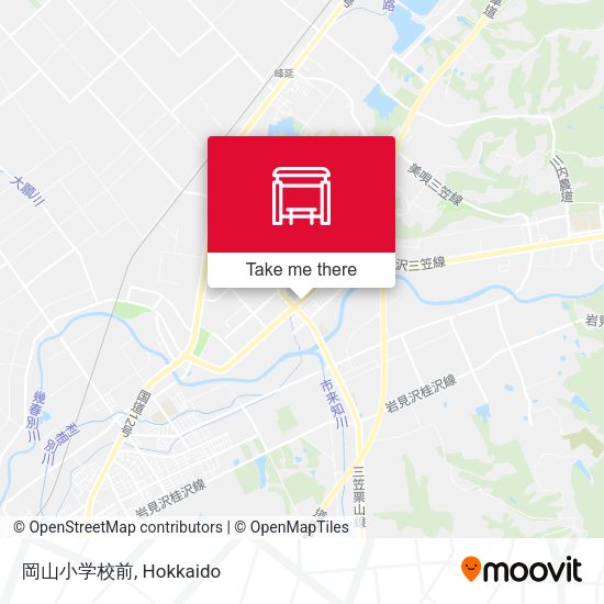 岡山小学校前 map