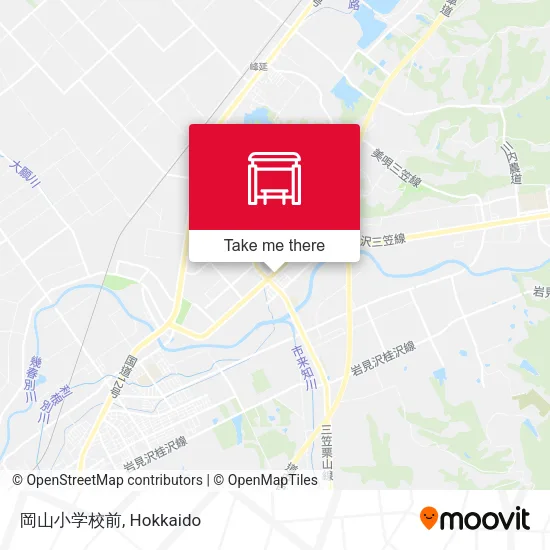 岡山小学校前 map