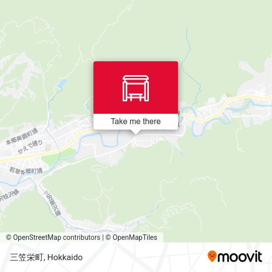 三笠栄町 map