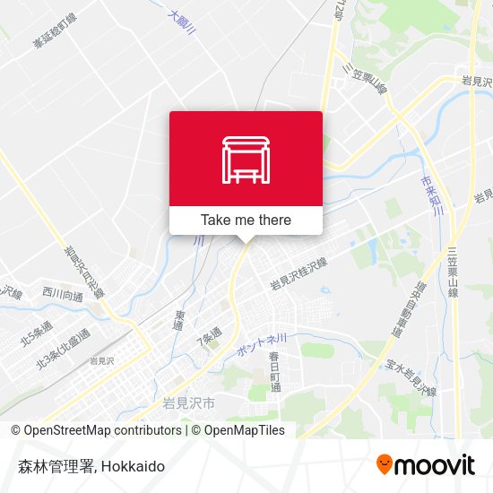 森林管理署 map