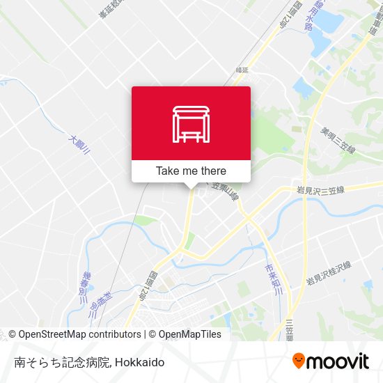 南そらち記念病院 map