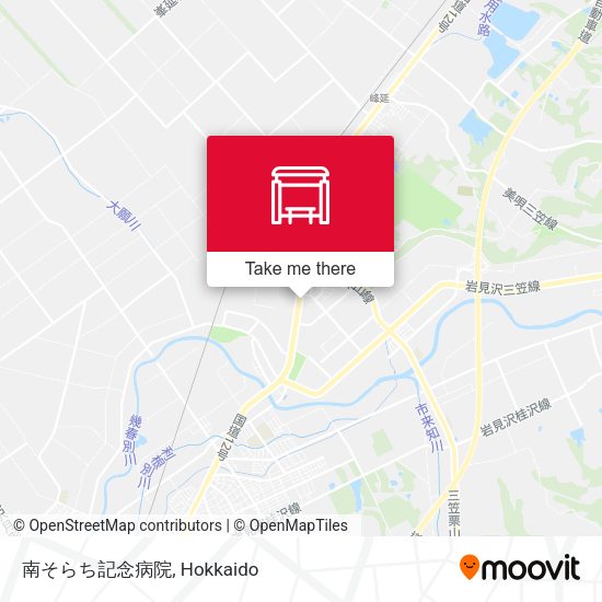 南そらち記念病院 map