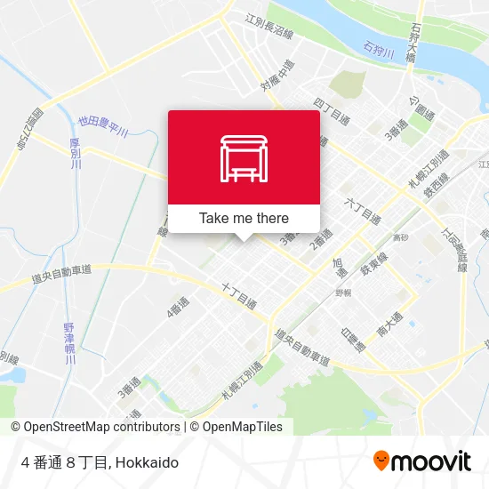 ４番通８丁目 map