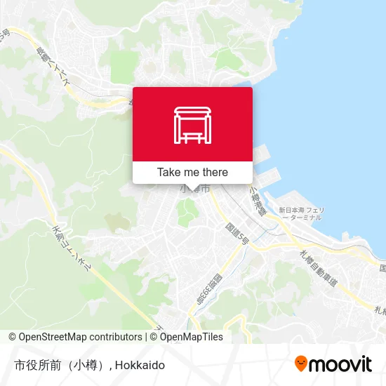 市役所前（小樽） map