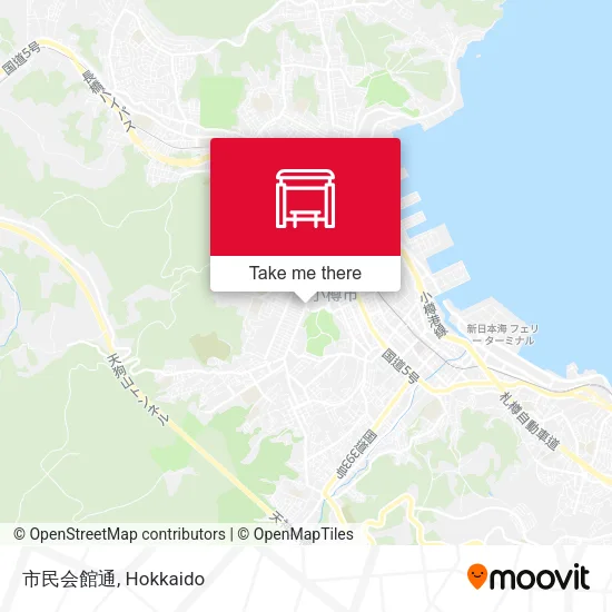 市民会館通 map