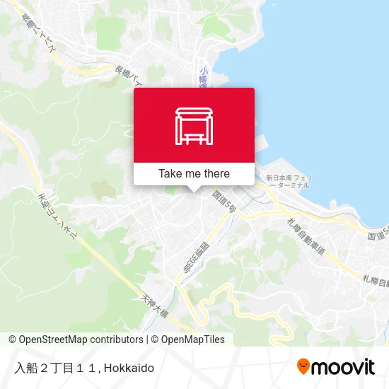 入船２丁目１１ map