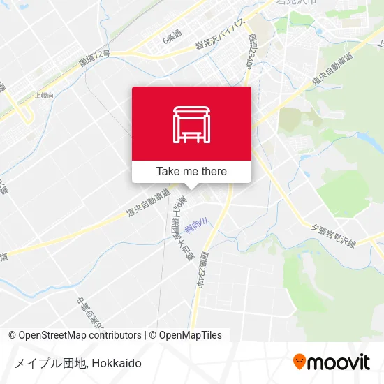 メイプル団地 map