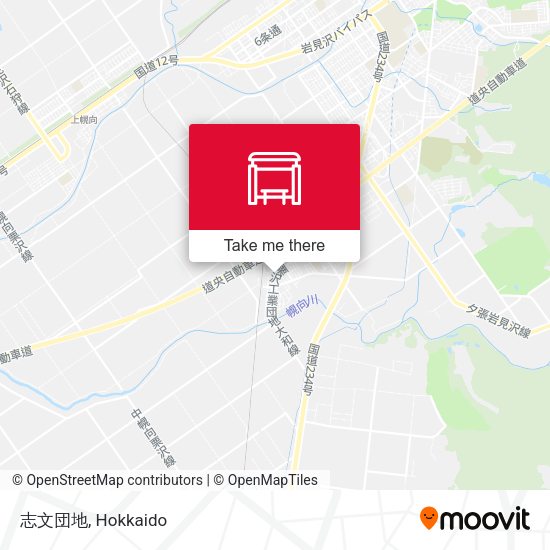 志文団地 map
