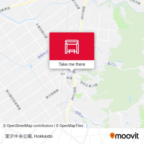 栗沢中央公園 map