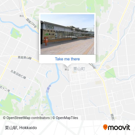 栗山駅 map