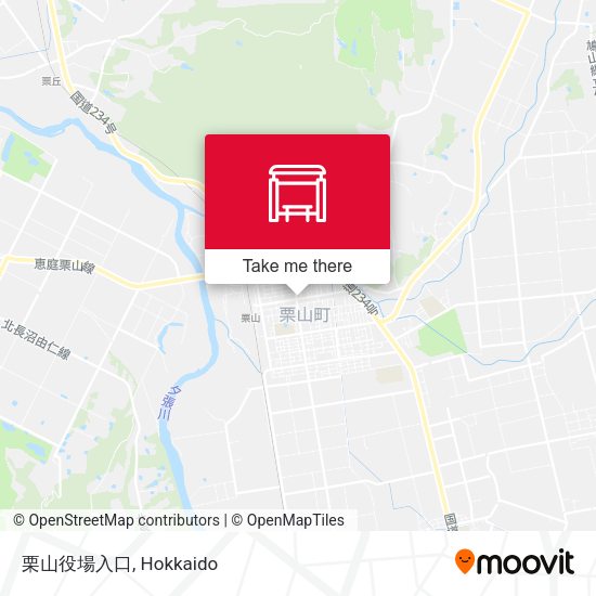 栗山役場入口 map