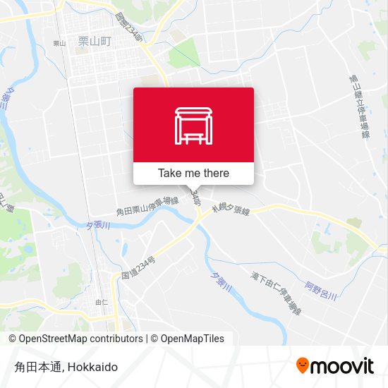 角田本通 map