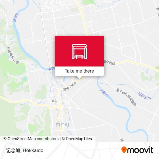記念通 map