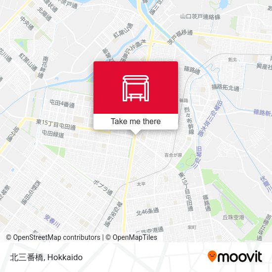 北三番橋 map