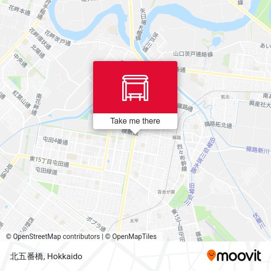 北五番橋 map