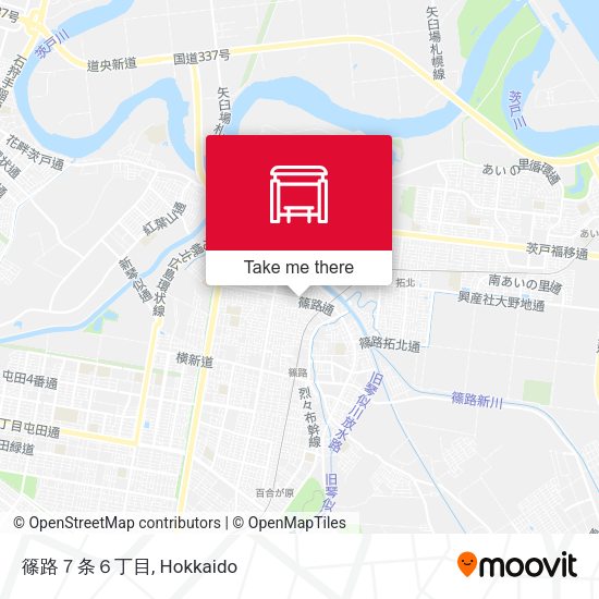 篠路７条６丁目 map