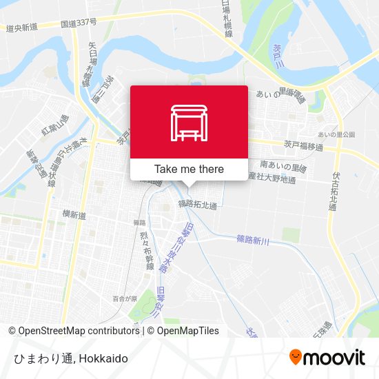 ひまわり通 map
