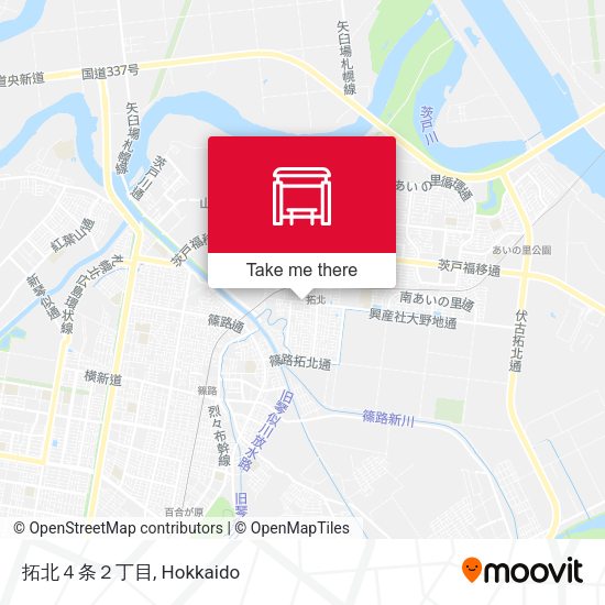 拓北４条２丁目 map