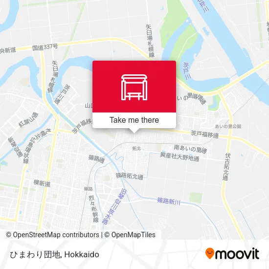 ひまわり団地 map