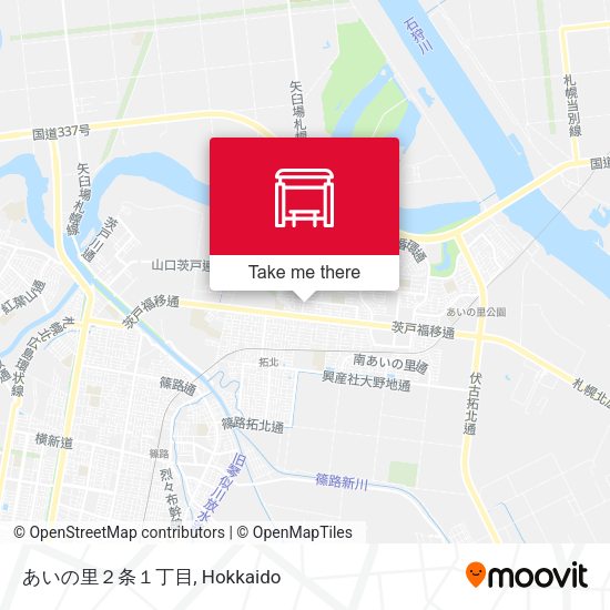 あいの里２条１丁目 map