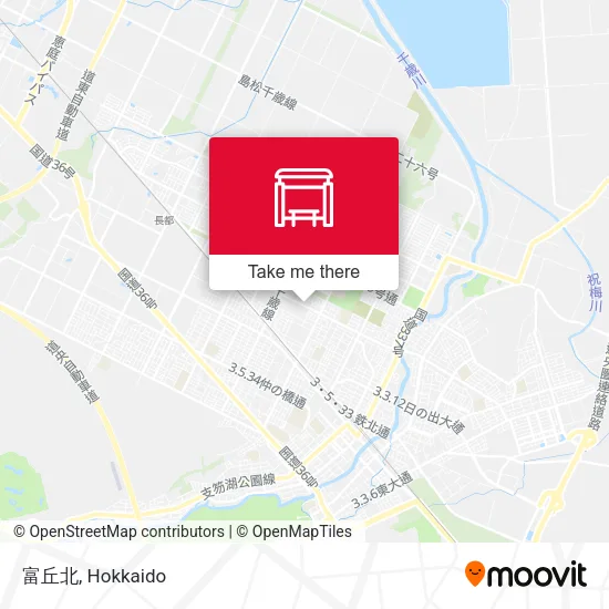 富丘北 map