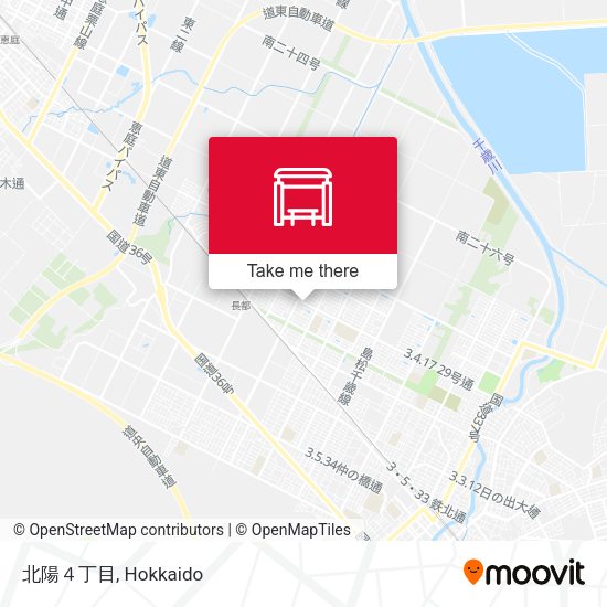 北陽４丁目 map