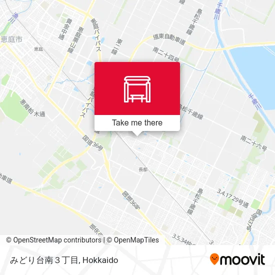 みどり台南３丁目 map