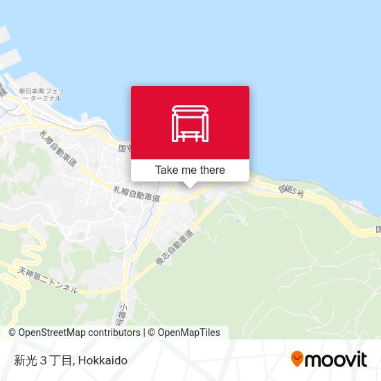 新光３丁目 map